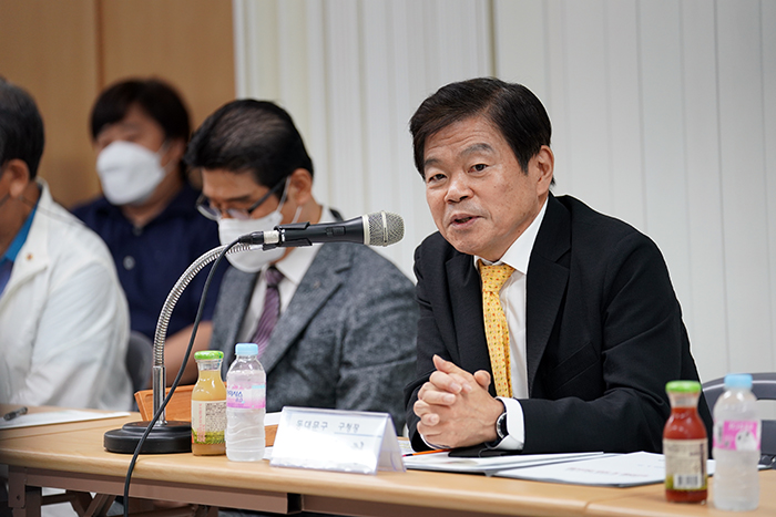 이필형 동대문구청장이 모두발언을 하고 있다