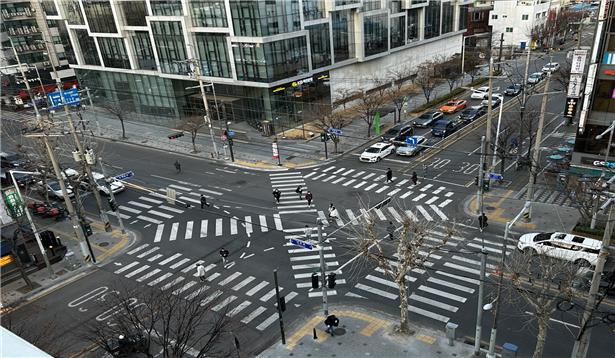 대각선 횡단보도