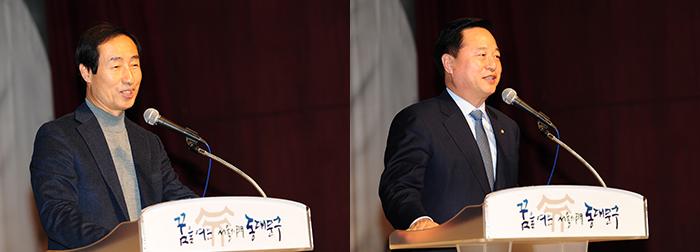 문석진 서대문구청장외쪽 김두관 국회의원사진 동대문 이슈