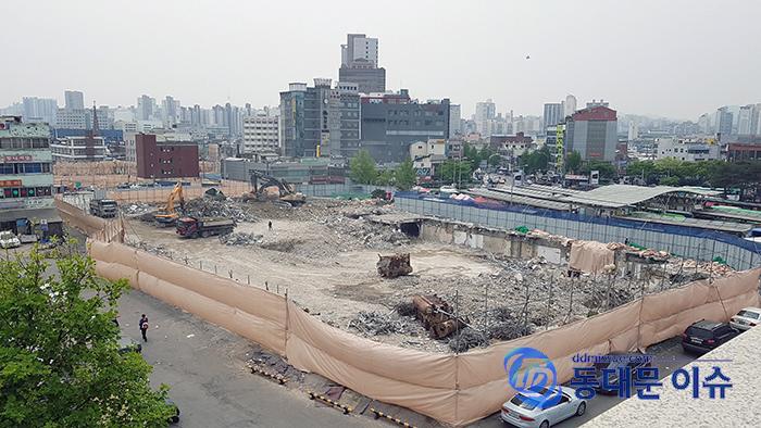 2017년 4월 26일 청량4구역 공사현장 모습사진  동대문 이슈