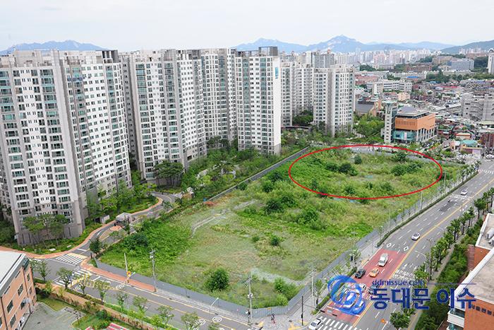 동대문구 전농1동 전농7구역 문화부지빨간 원쪽사진  동대문 이슈