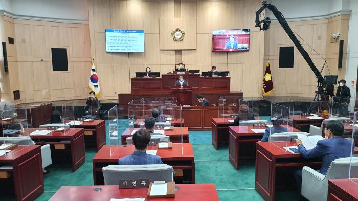동대문구의회 제300회 본회의 모습사진  동대문 이슈DB