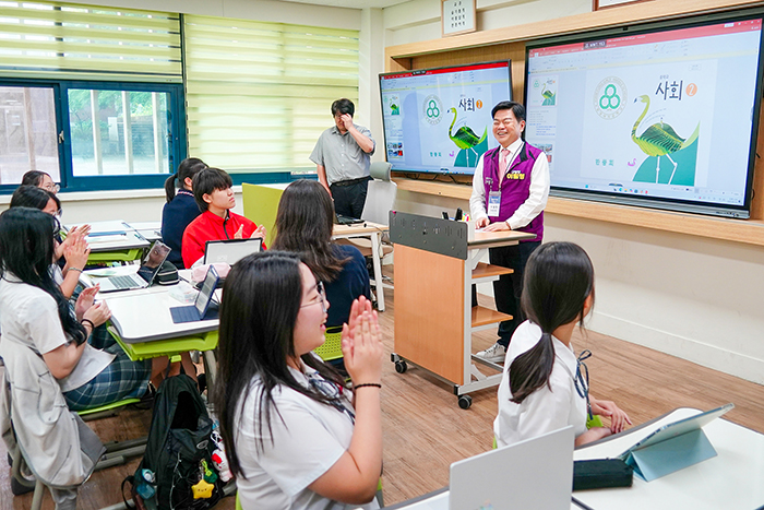 휘경여중, IB 교육철학 구현한 참관수업 개최 기사 이미지