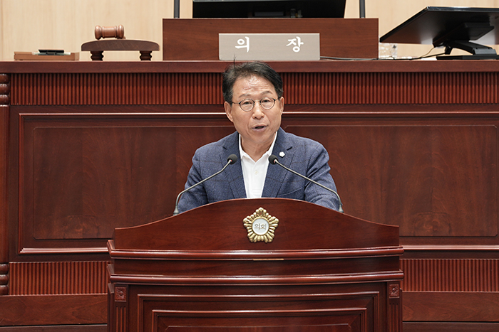 한지엽 구의원, 필로티 구조 건물의 안전 점검 강화 촉구 5분 발언 기사 이미지