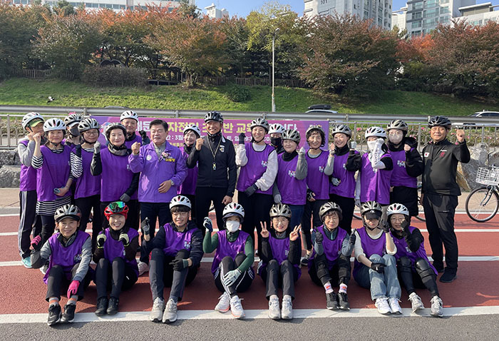 동대문구 자전거교실, 한파에도 뜨거운 인기 기사 이미지