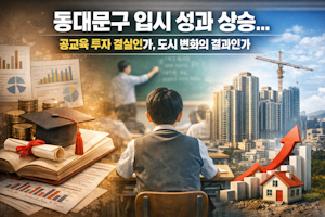 동대문구 입시 성과 상승…공교육 투자 결실인가, 도시 변화의 결과인가 기사 이미지