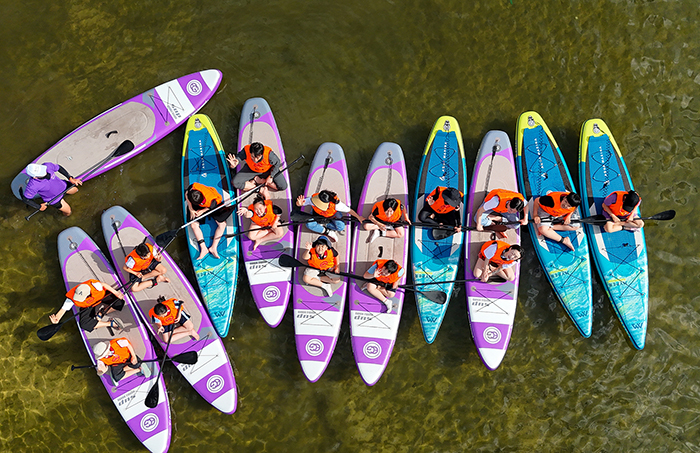 동대문구, 중랑천 수상스포츠 시즌 개막…도심 속 여가공간으로 확대 기사 이미지