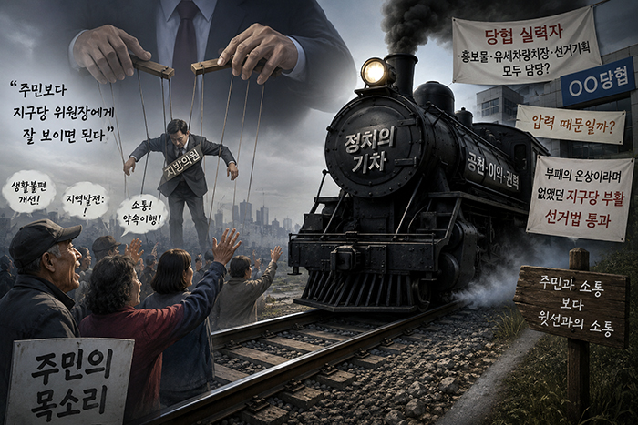 주민보다 공천권자만 바라보는 지방정치