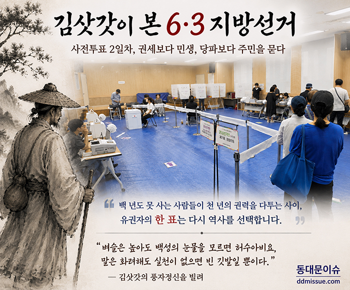 김삿갓이 본 6·3 지방선거,