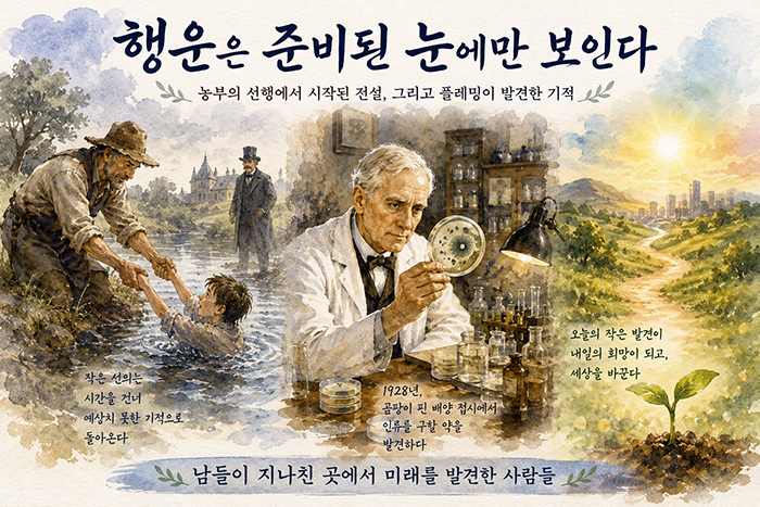 행운은 준비된 눈에만 보인다