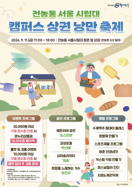 동대문구, 대학가 골목상권 축제 ‘맞대결’
