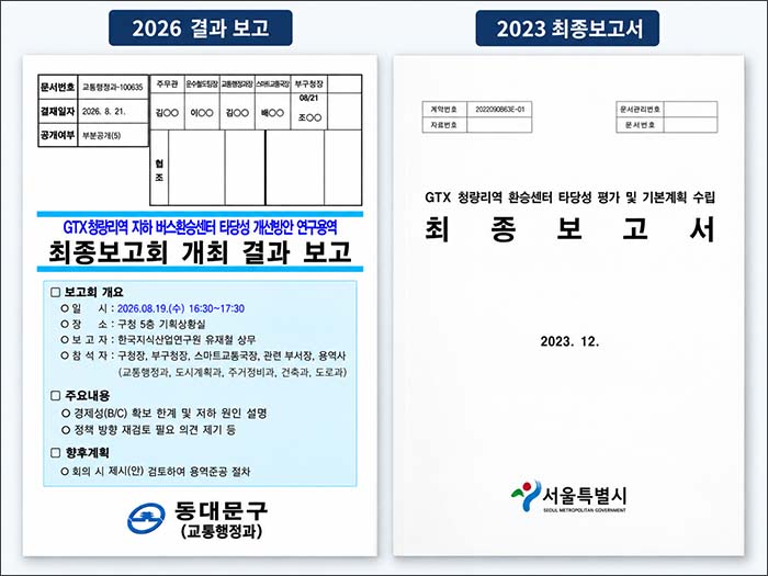 청량리역 복합환승센터, ‘100년 먹거리’ 이대로 접을 건가